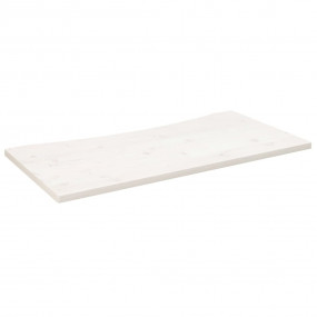 Desk Top White 39.4x23.6x1.0" Solid Wood Pine
