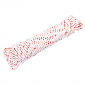 Pull Starter Cord White and Red 0.20 " 32.8 ' Nylon