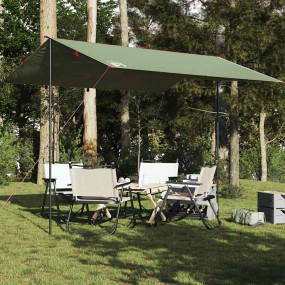 Camping Tarp Green 141.7x115.7" Waterproof