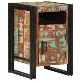 Bedside Cabinet 15.7x15.7x23.2" Solid Wood Reclaimed