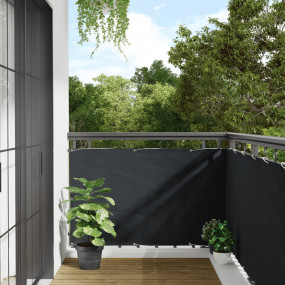 Balcony Screen Oxford Fabric 35.4"x157.5" Anthracite