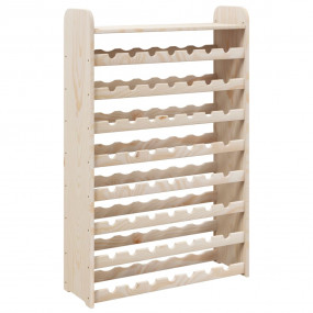 Wine Rack with Top Board 28.5x9.8x43.9" Solid Wood Pine