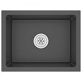 Handmade Kitchen Sink Black Stainless Steel