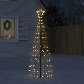 LED Christmas Tree with Spikes 220 LEDs Warm White 70.9...
