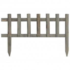 Lawn Edgings 10 pcs Firwood 14.4'