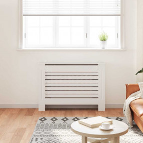 Radiator Cover White 44.1"x7.5"x32.1" MDF