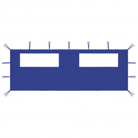Gazebo Sidewall with Windows 19.7'x6.6' Blue