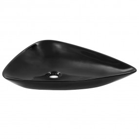Basin Ceramic Black Triangle 25.4"x17.9"x4.5"
