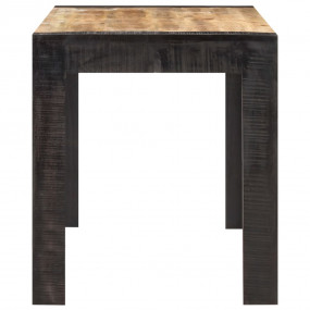 Dining Table 55.1"x27.6"x29.9" Solid Rough Mango Wood