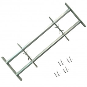 Adjustable Security Grille for Windows with 2 Crossbars...