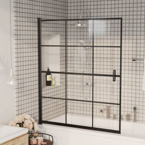 Shower Enclosure ESG 45.7"x55.1" Black