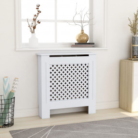 MDF Radiator Cover White 30.7"