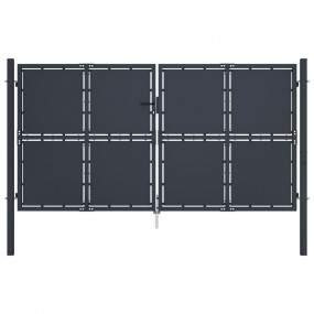 Garden Gate Steel 118.1"x59.1" Anthracite