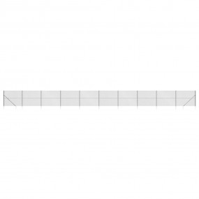 Chain Link Fence with Spike Anchors Anthracite 7.2'x82'