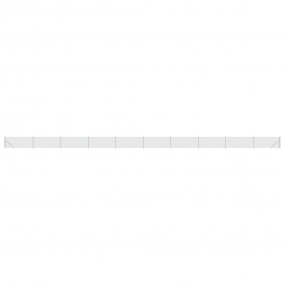 Chain Link Fence with Flange Silver 3.6'x82'