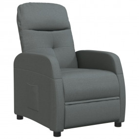 Recliner Dark Gray Fabric