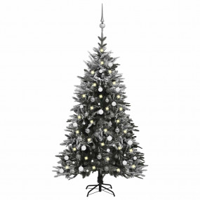 Artificial Christmas Tree LED&Ball Set&Flocked Snow 70....