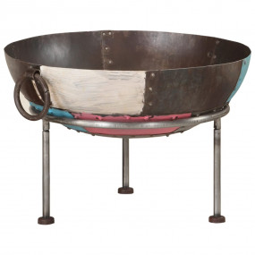 Fire Pit 21.7"x21.7"x15" Iron