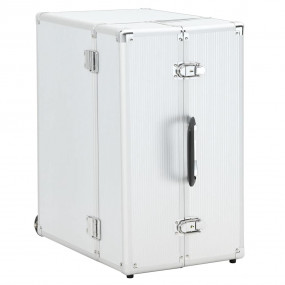 Pilot Trolley 18.5"x15.4"x10.6" Silver Aluminum