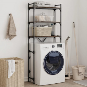 Washing Machine Shelf Brown Oak 26.4"x9.8"x64.2" Engine...