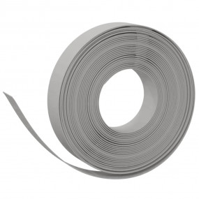 Garden Edgings 4 pcs Gray 32.8' 3.9" Polyethylene