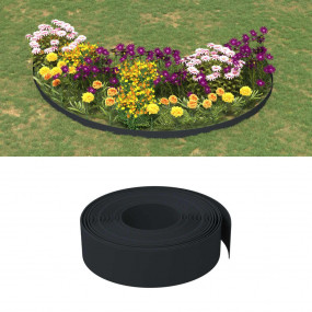 Garden Edgings 5 pcs Black 32.8' 5.9" Polyethylene