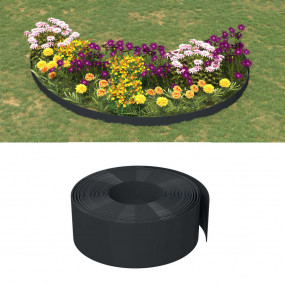Garden Edgings 4 pcs Black 32.8' 7.9" Polyethylene