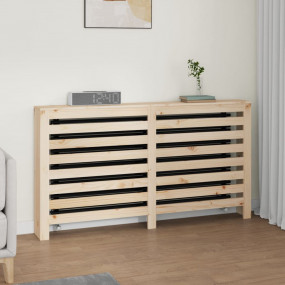 Radiator Cover 60.2"x7.5"x33.1" Solid Wood Pine