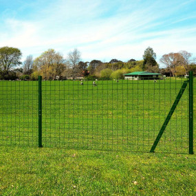 Euro Fence Steel 32.8'x5.6' Green
