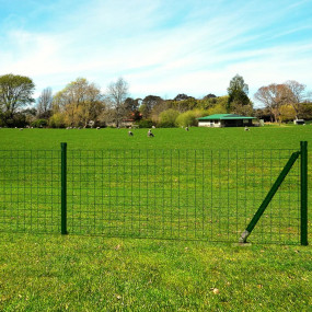 Euro Fence Steel 32.8'x4.9' Green