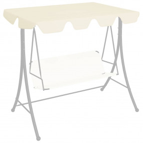 Replacement Canopy for Garden Swing Cream 74"/66.1"x57....