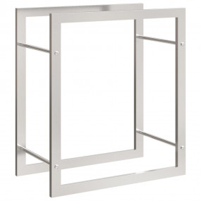 Firewood Rack 19.7"x11"x22" Stainless Steel
