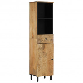 Bathroom Cabinet 15"x13"x63" Solid Wood Mango
