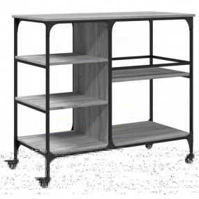 Kitchen Trolley Gray Sonoma 39.4"x17.7"x35.2" Engineere...