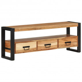 TV Stand 47.2"x11.8"x17.7" Solid Wood Acacia