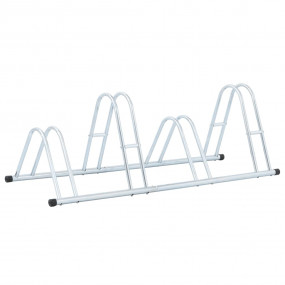 Bicycle Stand for 4 Bikes Floor Freestanding Galvanized...