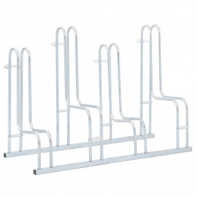 Bicycle Stand for 4 Bikes Floor Freestanding Galvanized...