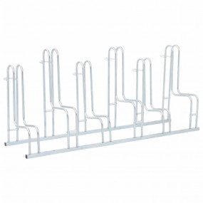 Bicycle Stand for 6 Bikes Floor Freestanding Galvanized...