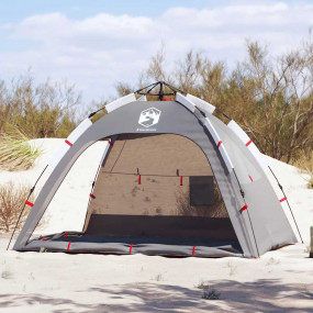 Beach Tent 2-Person Gray Quick Release Waterproof