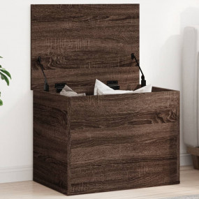 Storage Box Brown Oak 23.6"x16.5"x18.1" Engineered Wood