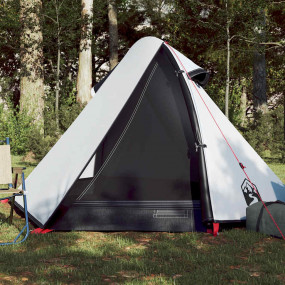 Camping Tent Dome 2-Person White Blackout Fabric Waterp...
