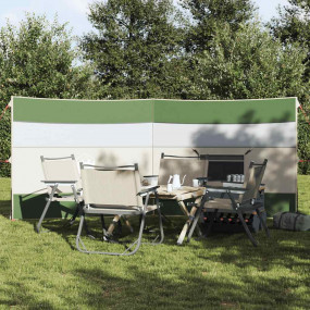 Camping Windbreak Green 133.9x51.2" Waterproof