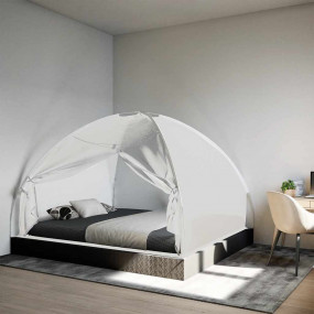 Mosquito Net Mongolia with Doors 220 Mesh White 78.7x70...