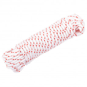Pull Starter Cord White and Red 0.16 " 32.8 ' Nylon