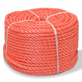 Twisted Rope Polypropylene 0.47 " 328.1 ' Orange