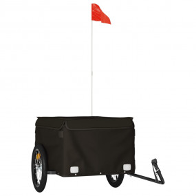 Bike Trailer Black 99.2 lb Iron