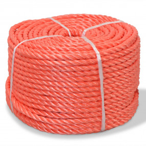 Twisted Rope Polypropylene 0.55 " 328.1 ' Orange