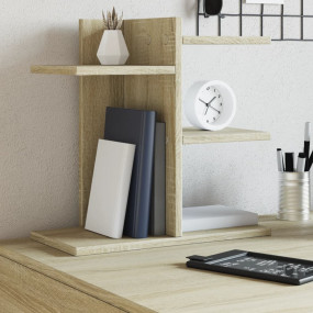 Desk Organizer Sonoma Oak 16.5x8.5x16.5" Engineered woo...