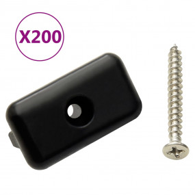 Decking Clips with Screws 200pcs Plastic and Stainless ...