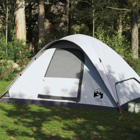 Family Tent Dome 6-Person White Blackout Fabric Waterpr...